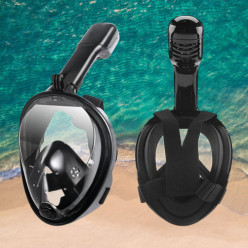Full Face Mask for Snorkelling Black S/M