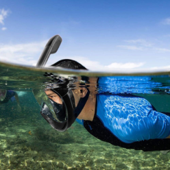 Full Face Mask for Snorkelling Black S/M